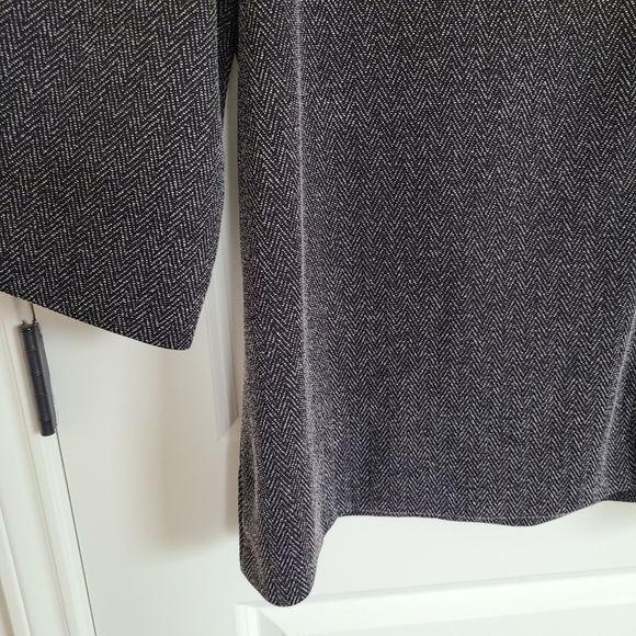 Chico's Black Tunic Blouse 3/4 Sleeve Chico's Size 4 - Women Size XXL - Picture 3 of 9